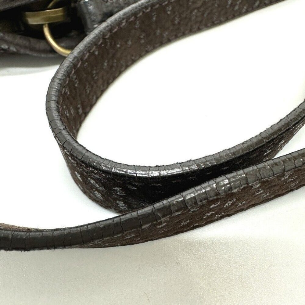 PRADA Shoulder Bag Leather Brown - Picture 8 of 10